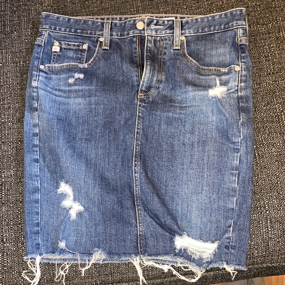 AG Denim Pencil Skirt